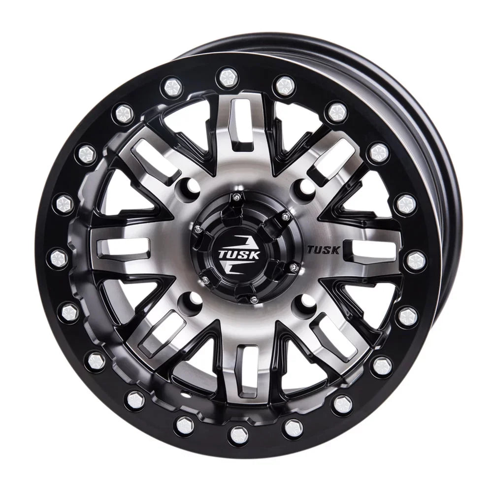 Beadlock Wolverine Wheel 1000 RMAX YAMAHA + Teton R-Spec 4/156 2022 4.0 Machined/Black classic 3.0 For 14x7 Tusk 4