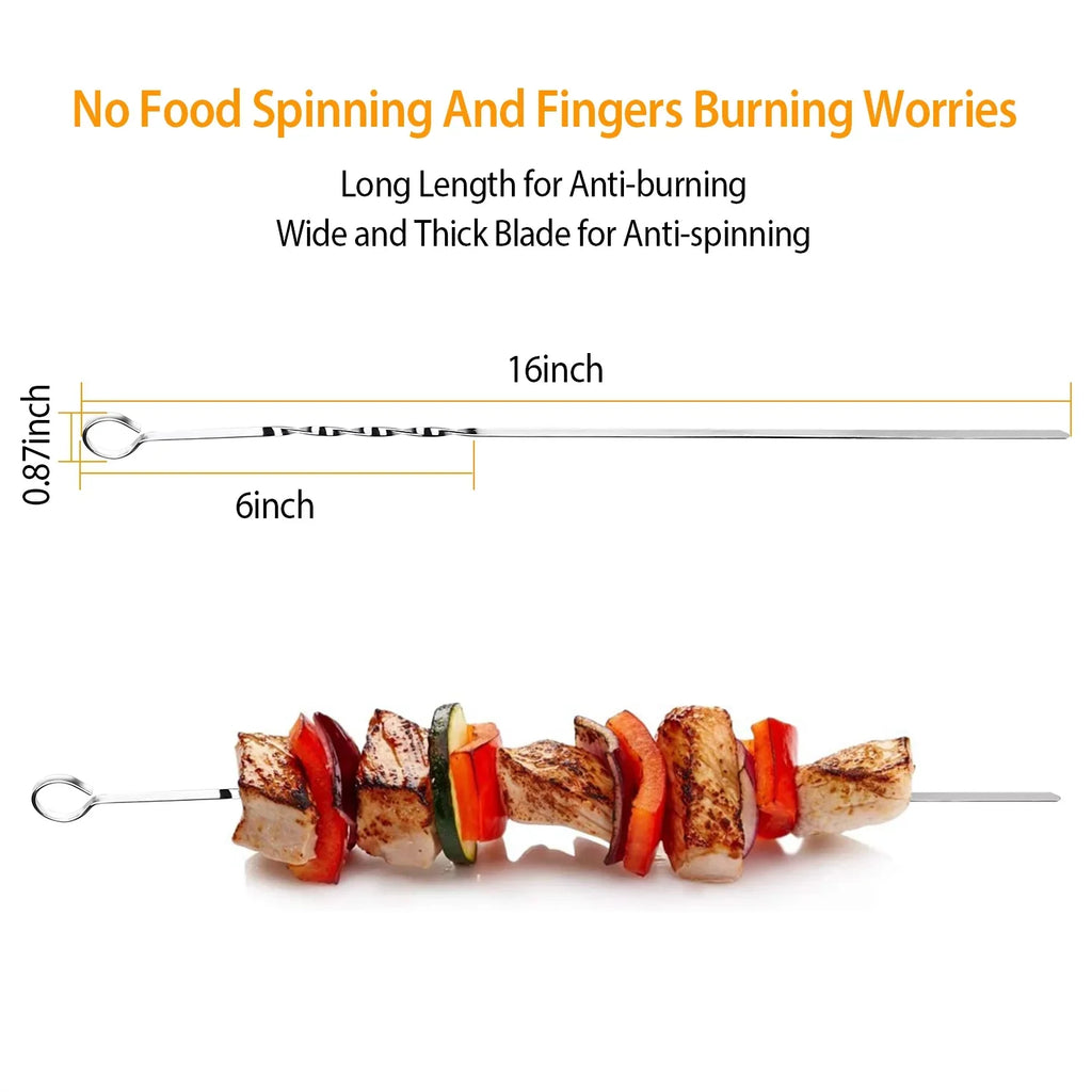 Outdoor Steel Portable with iMountek Grill 10Pcs Camping Garden BBQ Foldable Barbecue Grill Charcoal BBQ Travel