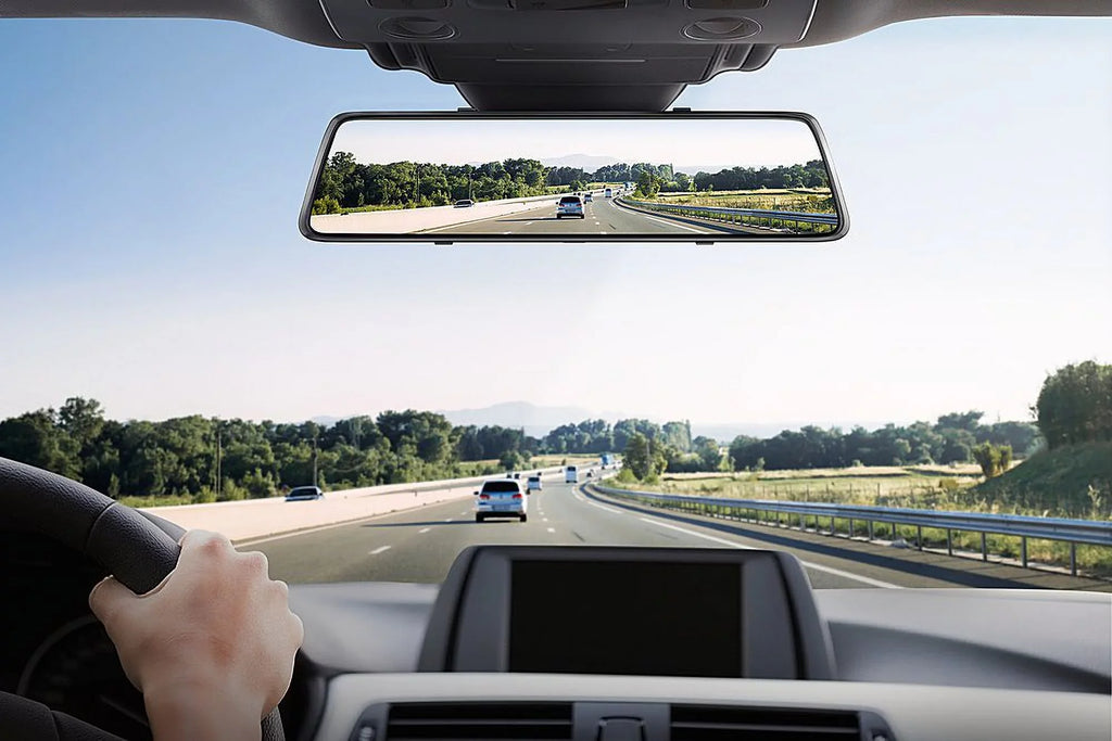 Front & - Cam Dual Camera, 12" Dash 2.5K Control H612X Voice Vantop Vision Mirror Mirror Dash IPS Monitor, Rear w/Night Cars Screen, Black View Parking Touch Camera