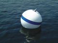 Sur-Moor Mooring Buoy, Taylor Striping White Blue with Reflective T3C