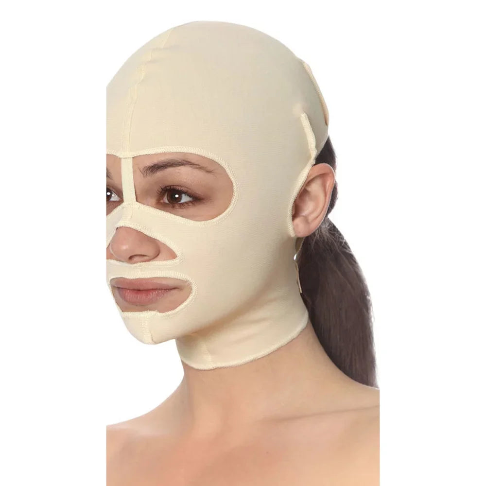 '- Beige Garments Large Mask Face And Coverage Loop - with Recovery Adjustable - Marena Hook Compression (FM500) Full