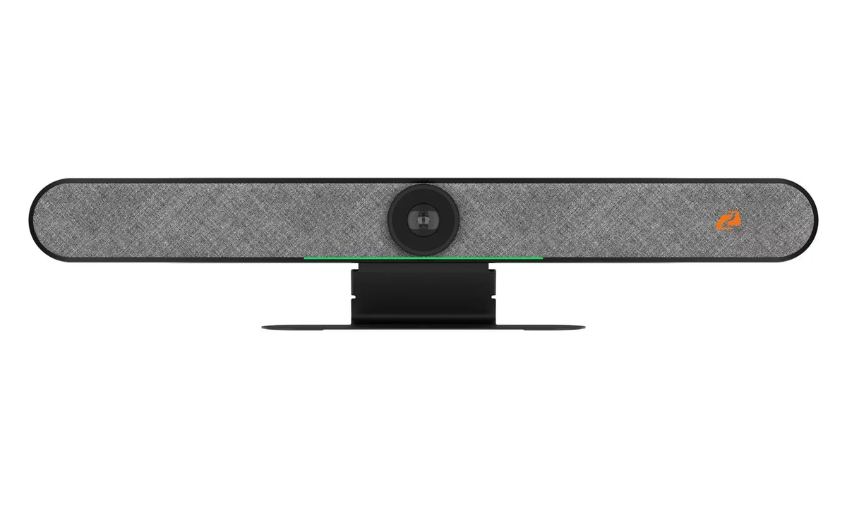 Tracking with HDMI/USB-C Intelligent Bar (Black) 4K Video UHD Microphones Auto high quality and Speakers/6-MEMS BZBGEAR 20W All-In-One