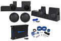 Subwoofers+Box+Amp+Wires classic Ford Polk Audio (2) 2000-2016 12" For F250/350/450
