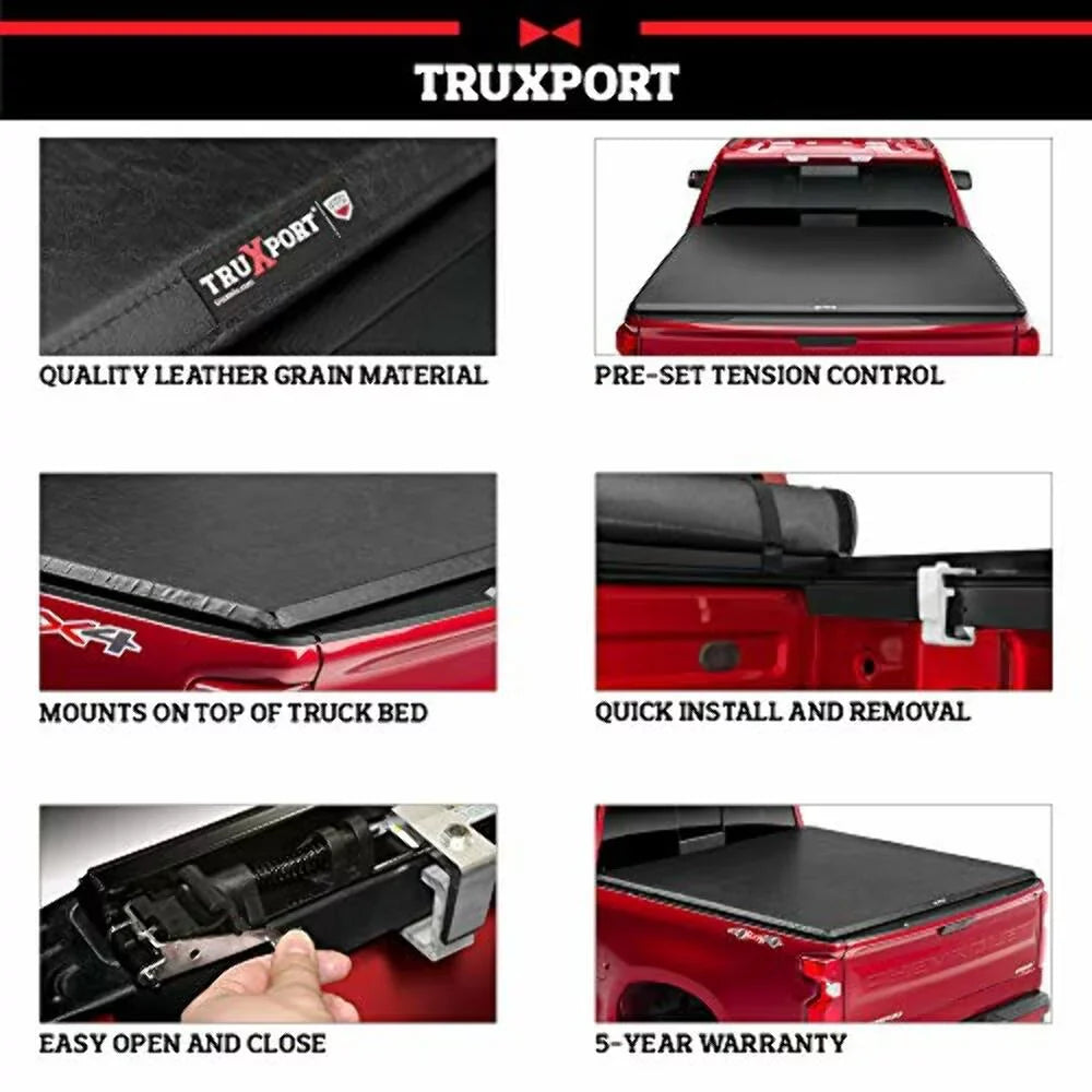 Bed | 2022 Maverick 4' Tonneau Roll Compatible Truck with Cover 294701 | Bed Soft Truxport Up new 6" Truxedo (54.4") Ford