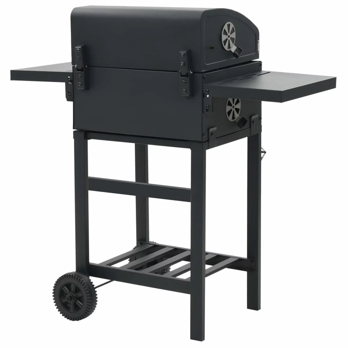 Shelf Grill Black Charcoal-Fueled with Bottom BBQ