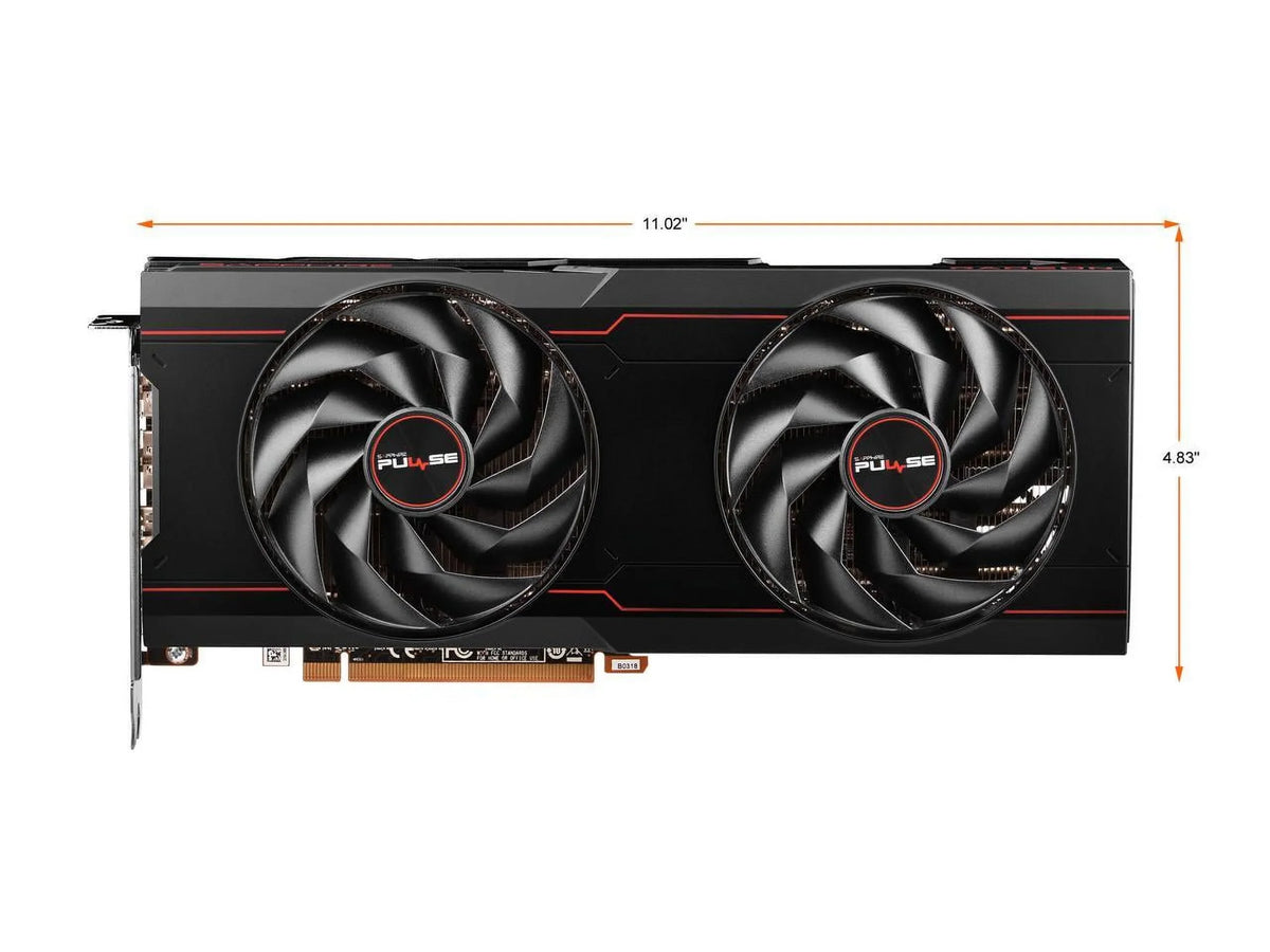 6750 XT Video Express SAPPHIRE PULSE RX PCI Radeon Card GDDR6 11318-03-20G 4.0 ATX 12GB