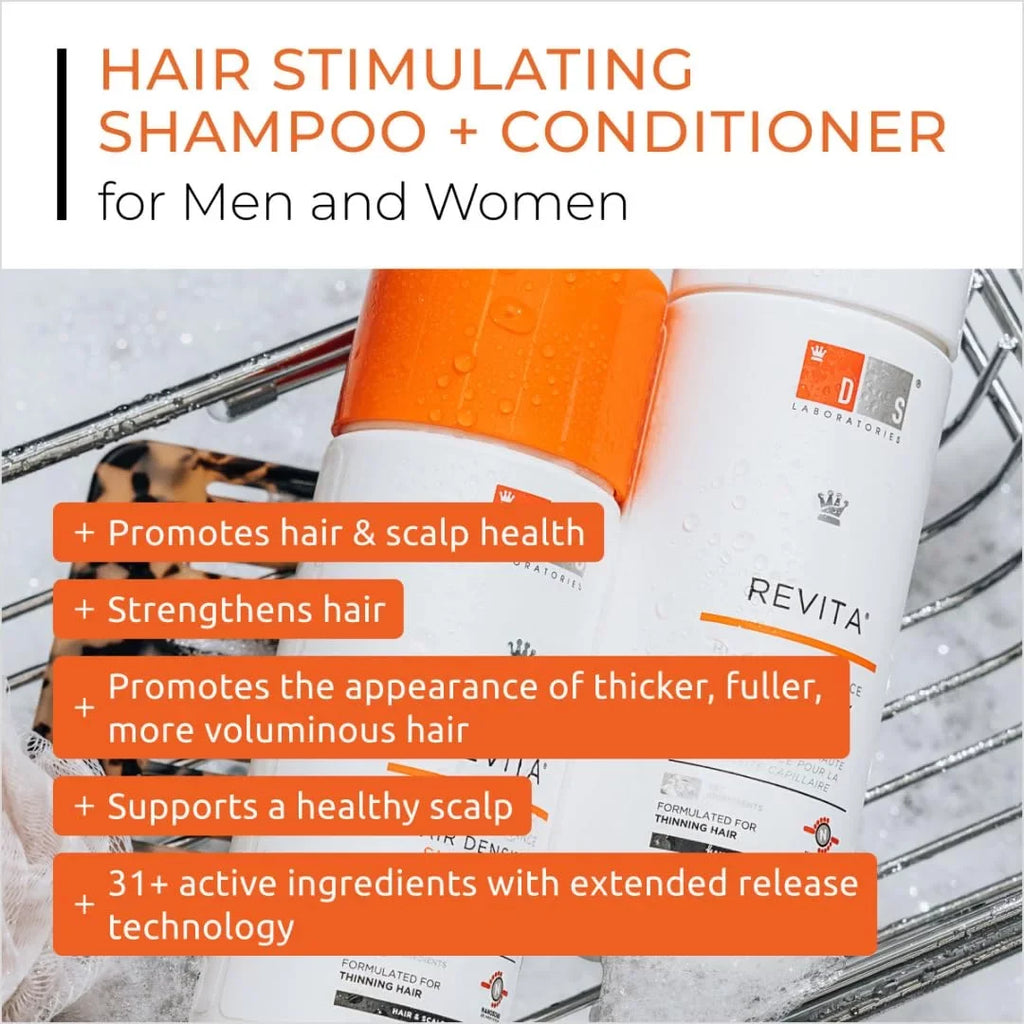 and for and oz) DHT DS Revita Support Conditioner by Men Hair Shampoo Thinning Strengthening, Growth, - Laboratories Thickening (7 trendy Blocker fl Shampoo for Women, Hair Conditioner Volumizing, and