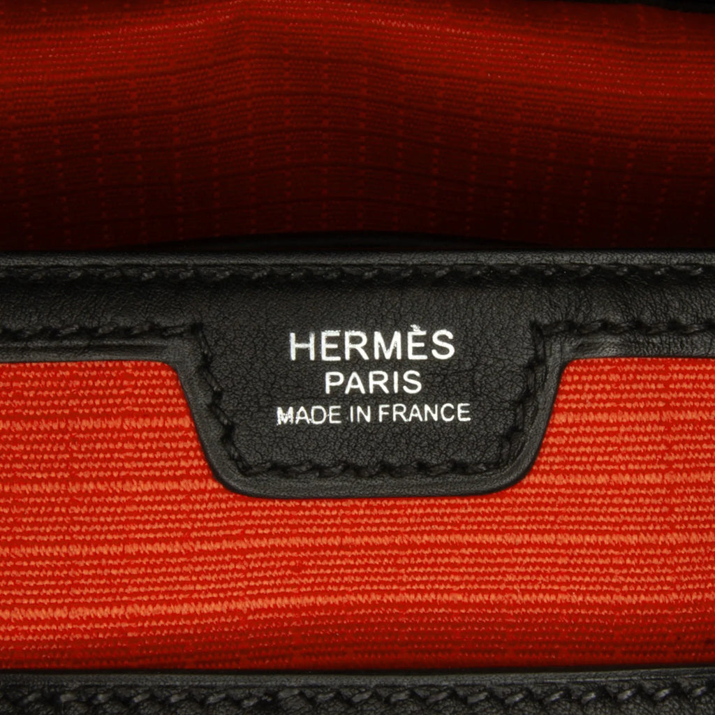 Crossbody Unisex Bag Allback (Good) Canvas Pre-Owned Orange Authenticated Bag Fabric Hermès Messenger