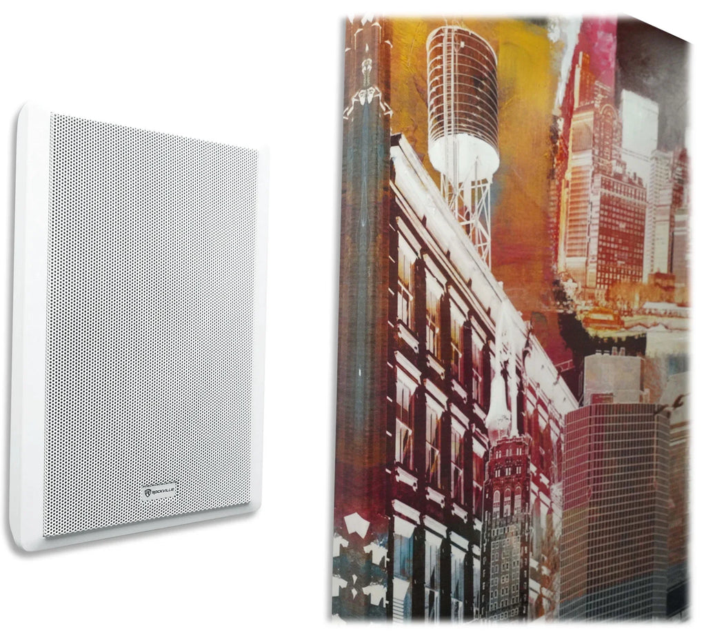Speakers 4 Amp+4 Pendant+6 Wall White White Slim Restaurant/Bar/Cafe classic JBL 6-Zone
