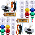 Controller Pi Player SJ@JX Cherry Game Nintendo 2 for Gamepad Arcade USB PC Microswitch Switch Raspberry MAME Joystick 8way PS3 Encoder Retropie Button MX