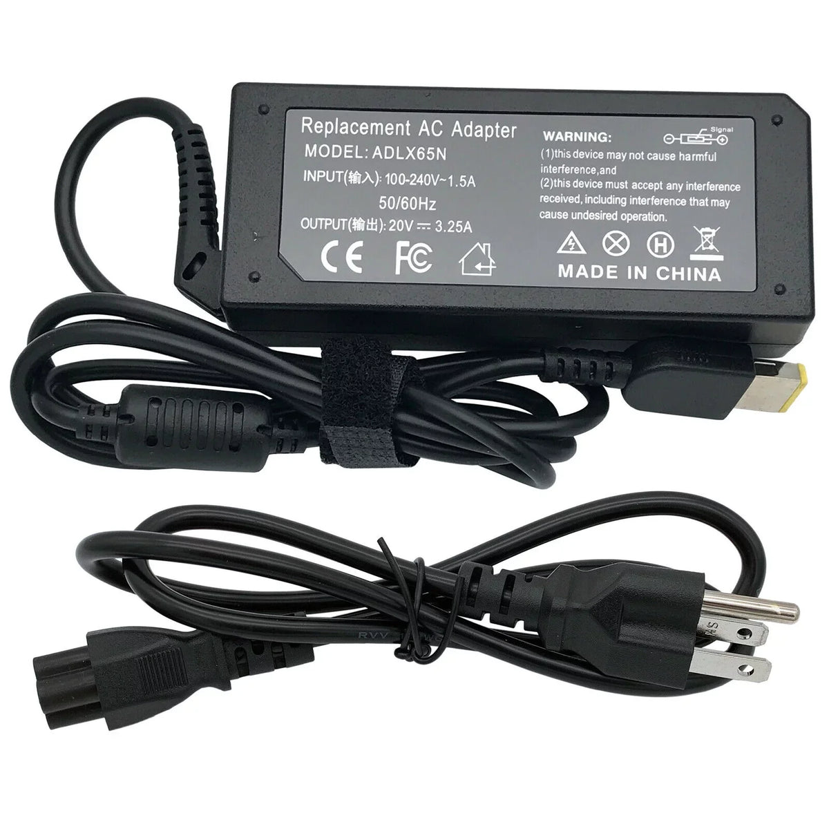Lenovo 65W For classic Ideapad Adapter G50-30 G40-30 AC 20V G40-45 G50-45 Charger 3.25A