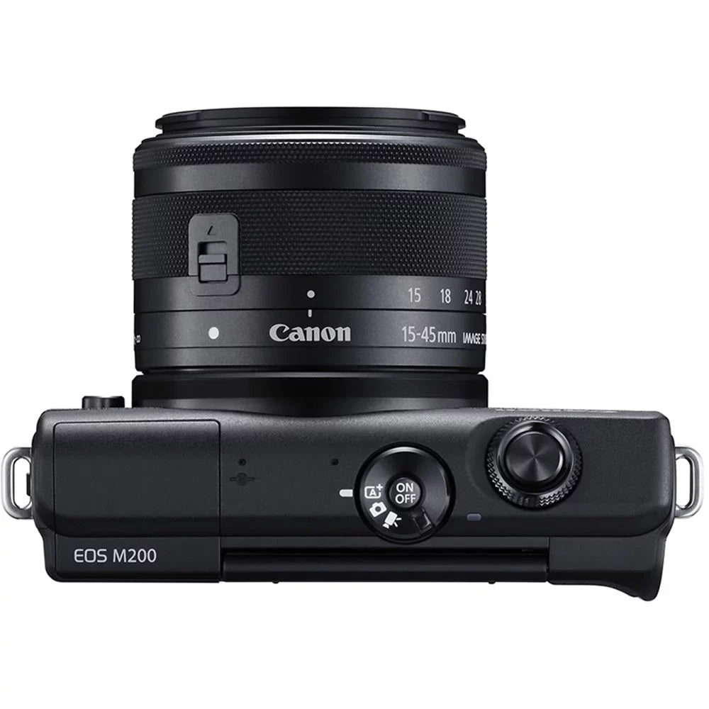 15-45mm - Accessory 20PC EOS Lens Bundle with Camera Digital (Black) new Canon M200