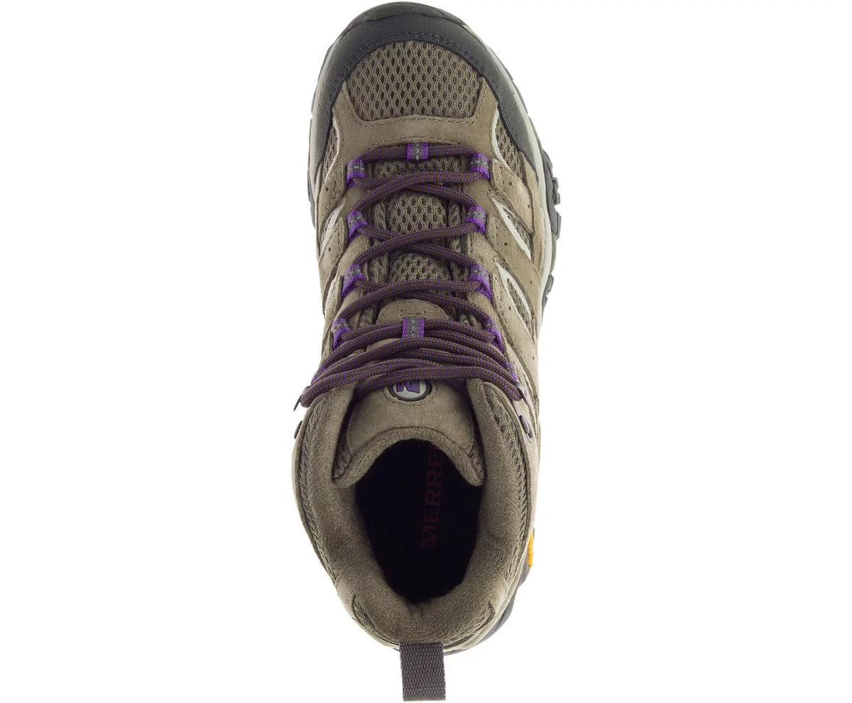 Moab Mid Hiking Women's 8.5 Olive, Shoes, Ventilator 2 Merrell Wide Size