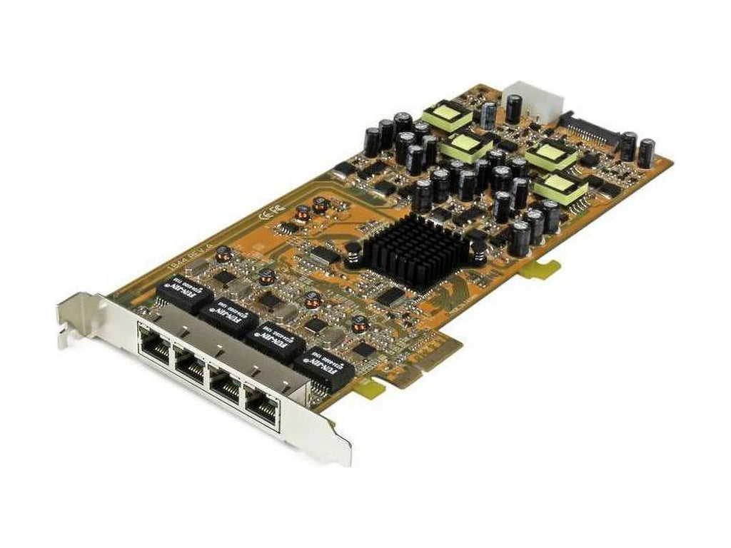 PCI Express Port PSE Card NIC Network over Ethernet - 4 Gigabit StarTech.com PCIe Power / PoE