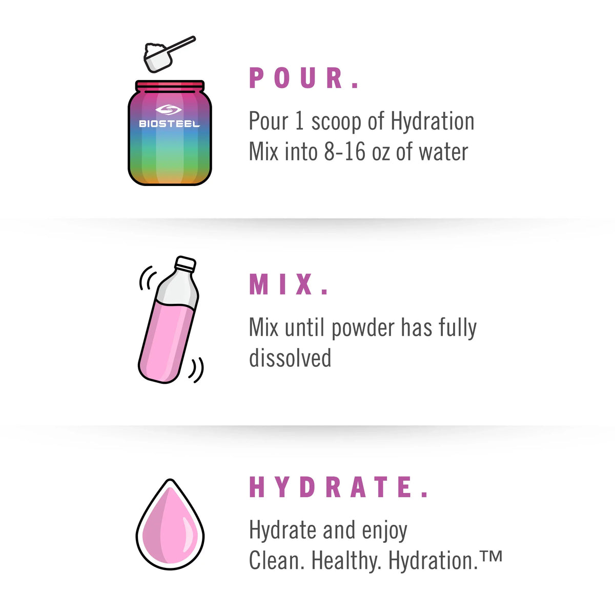 Electrolytes, Flavor, trendy Essential Twist Servings Zero Rainbow Great Hydration Hydration 5 45 BioSteel with Tub per Tasting Sugar Mix,