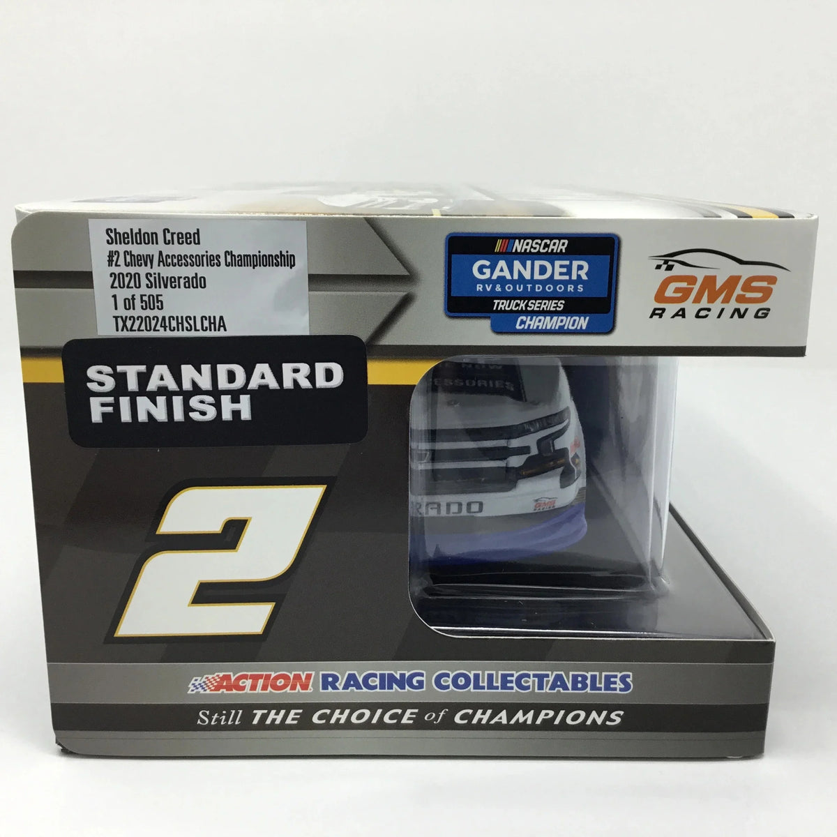 GOTS Chevy 1:24 Diecast Sheldon Accessories Championship Creed 2020