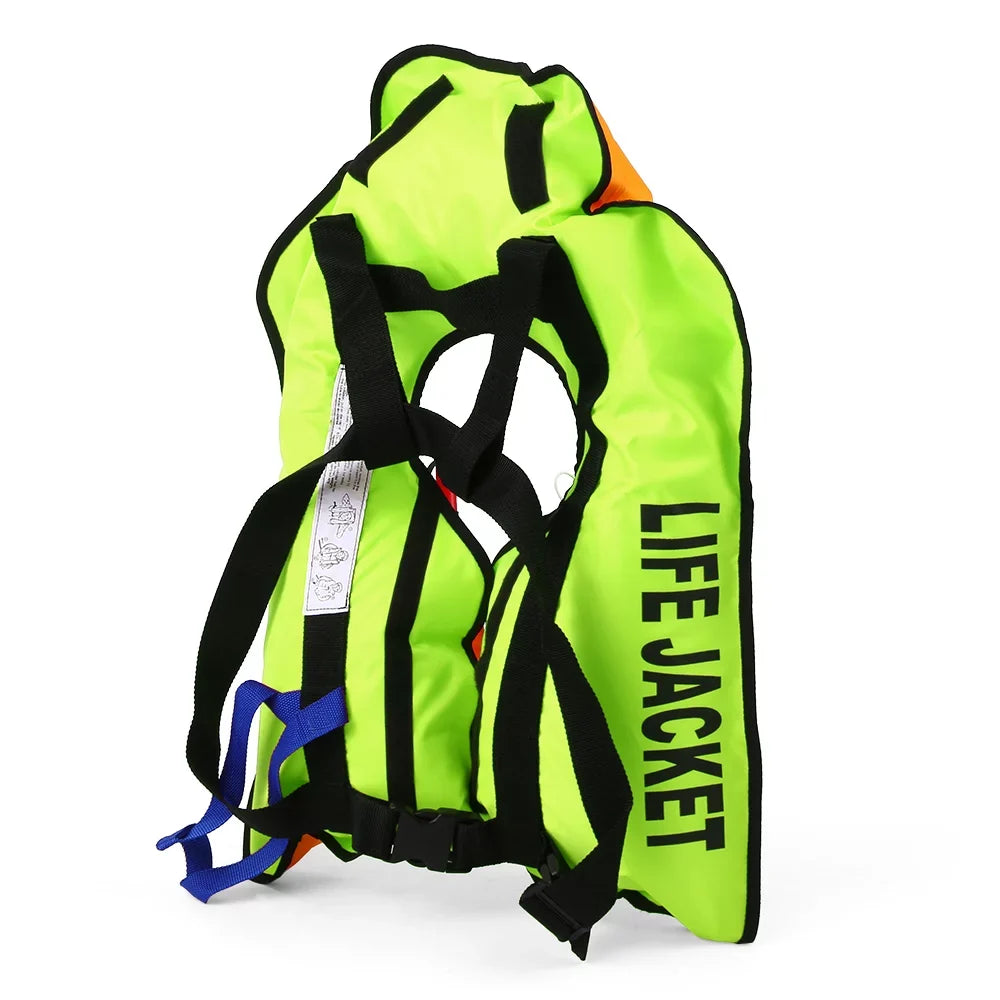 Swiming classic Sports Manual Adult Inflatable Fishing Jacket Water Survival