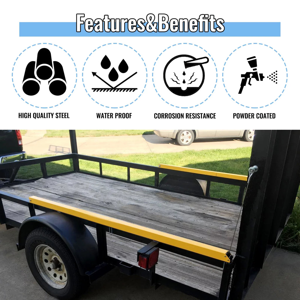 Sided 2 Utility 350 HECASA Taiate Pounds Ramp System Lift Liftgate trendy Trailer Lift Gate Assist