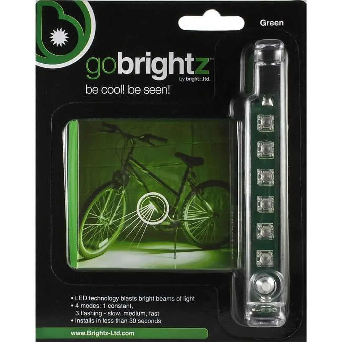 LED high quality Under Brightz Bike Gobrightz Green Light