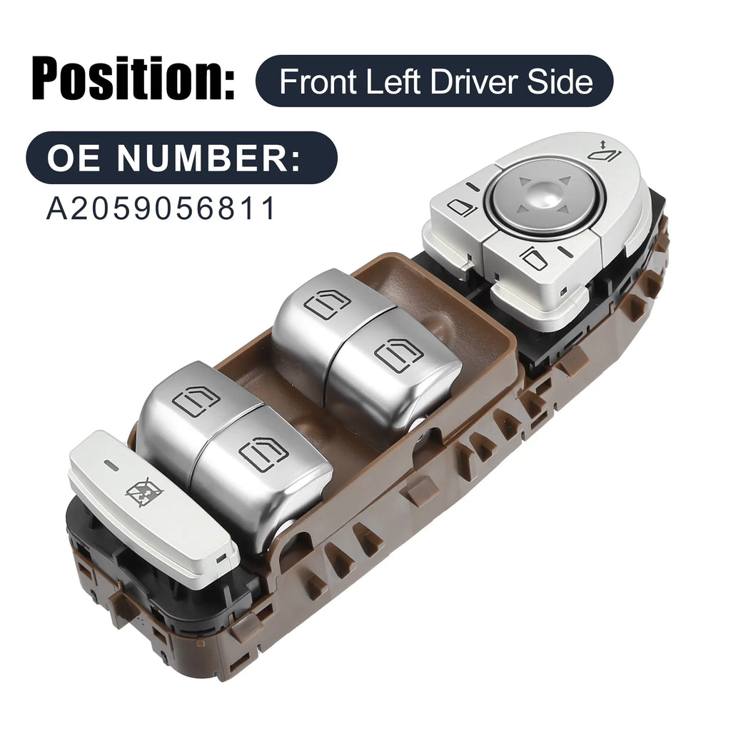 Driver C300 Power Bargains classic Switch Mercedes-Benz Left C450 Side C350e C400 Front Unique Master Window for No.A2059056811