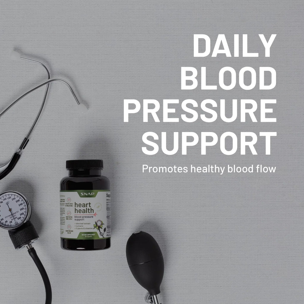 Heart + 90 Supplement Capsules and Health trendy Nitric Bundle, Booster Oxide 60 Snap Supplements