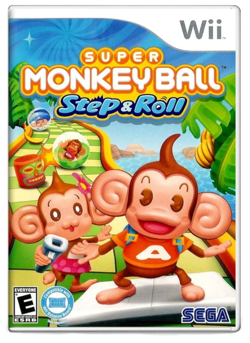Used Ball: Wii Nintendo & special edition Super (Used) - Step Monkey Roll