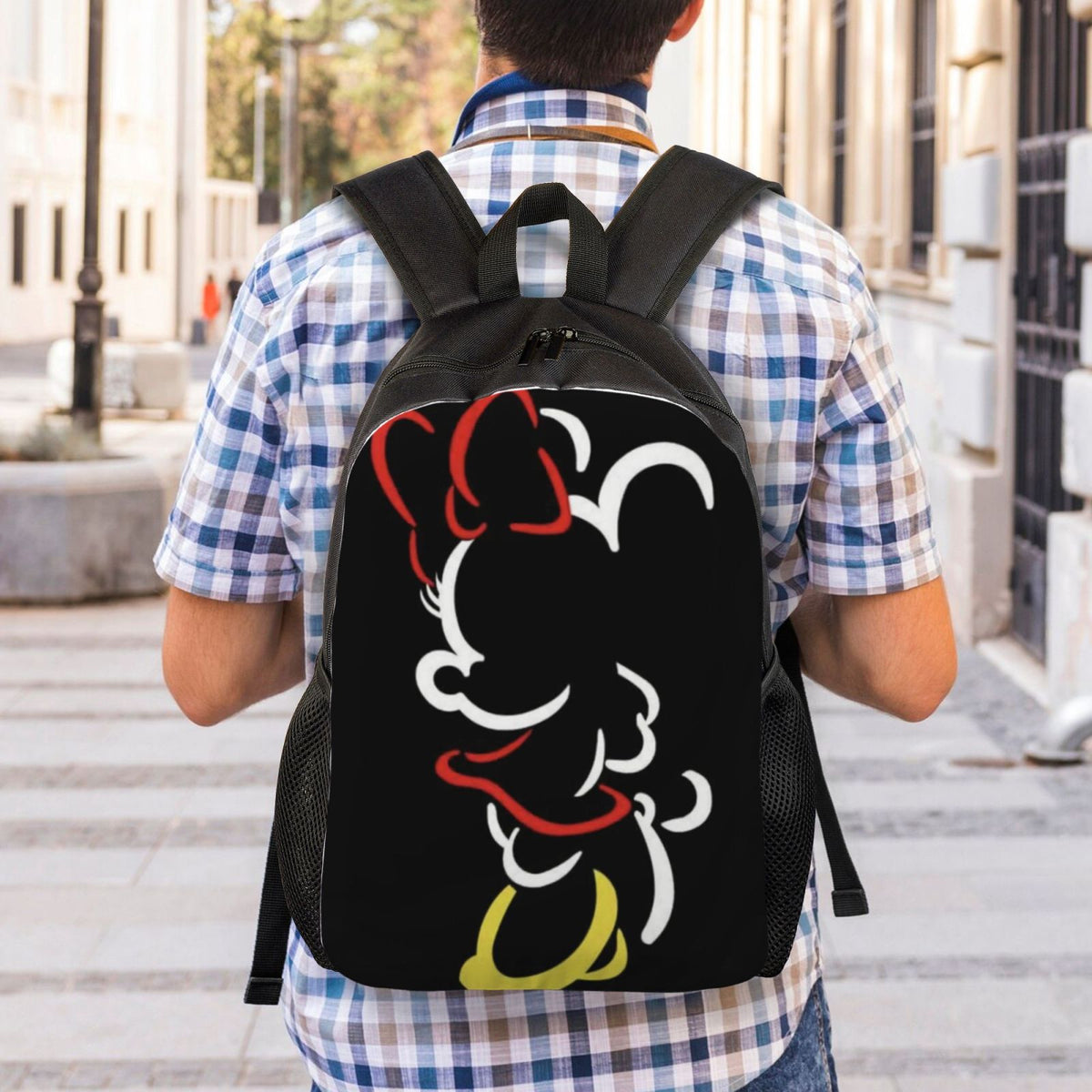 special edition Backpack Daypacks Cartoon Casual Backpacks Printed Multipurpose 3D Minnie Travel Anime Bags