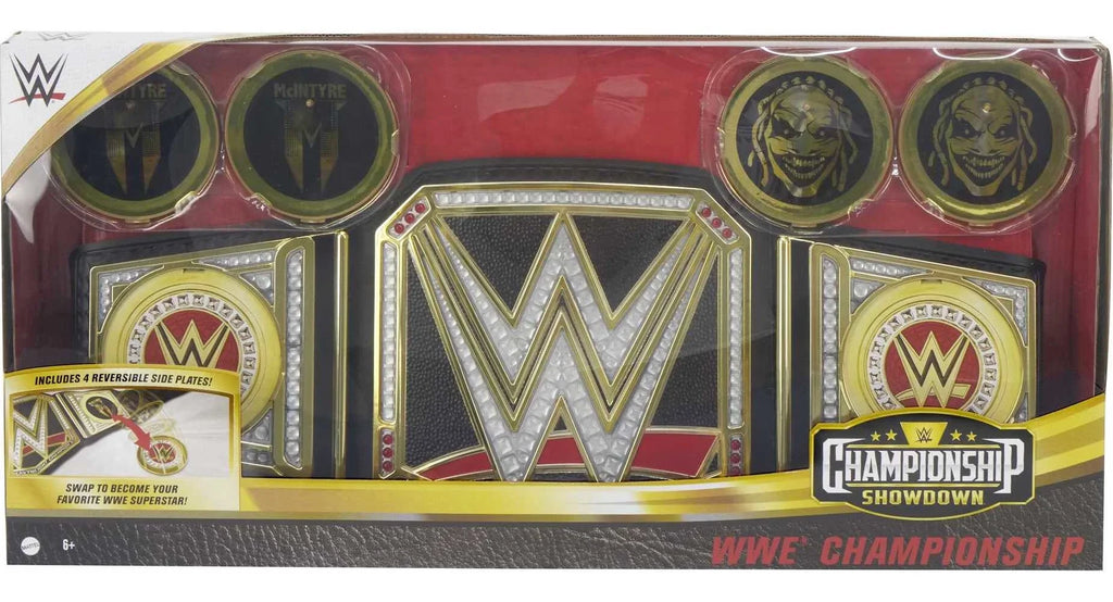 Belt Role-Play Metallic with Sideplates high quality Title Championship Showdown Championship, WWE WWE