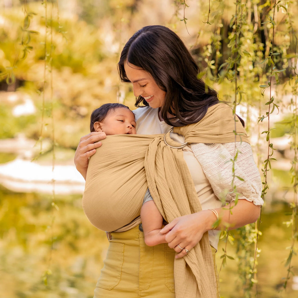 Sling Ring high quality Carrier Baby Saffron in Wrap Moby