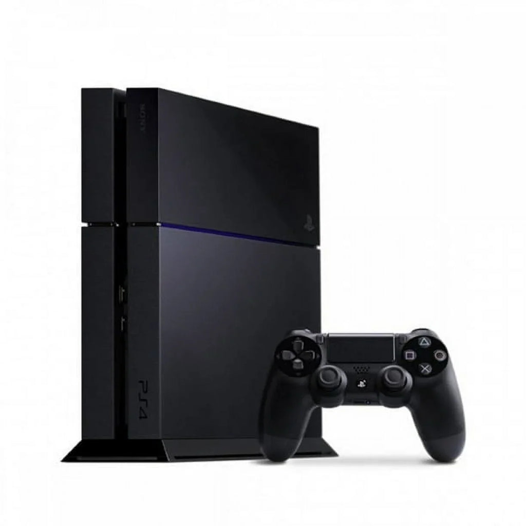 Cleaning Kit PlayStation Black 500GB Console Bundle 2 Pre-Owned Cable BOLT Like AXTION New) HDMI with (Refurbished: Gaming 4 Controller
