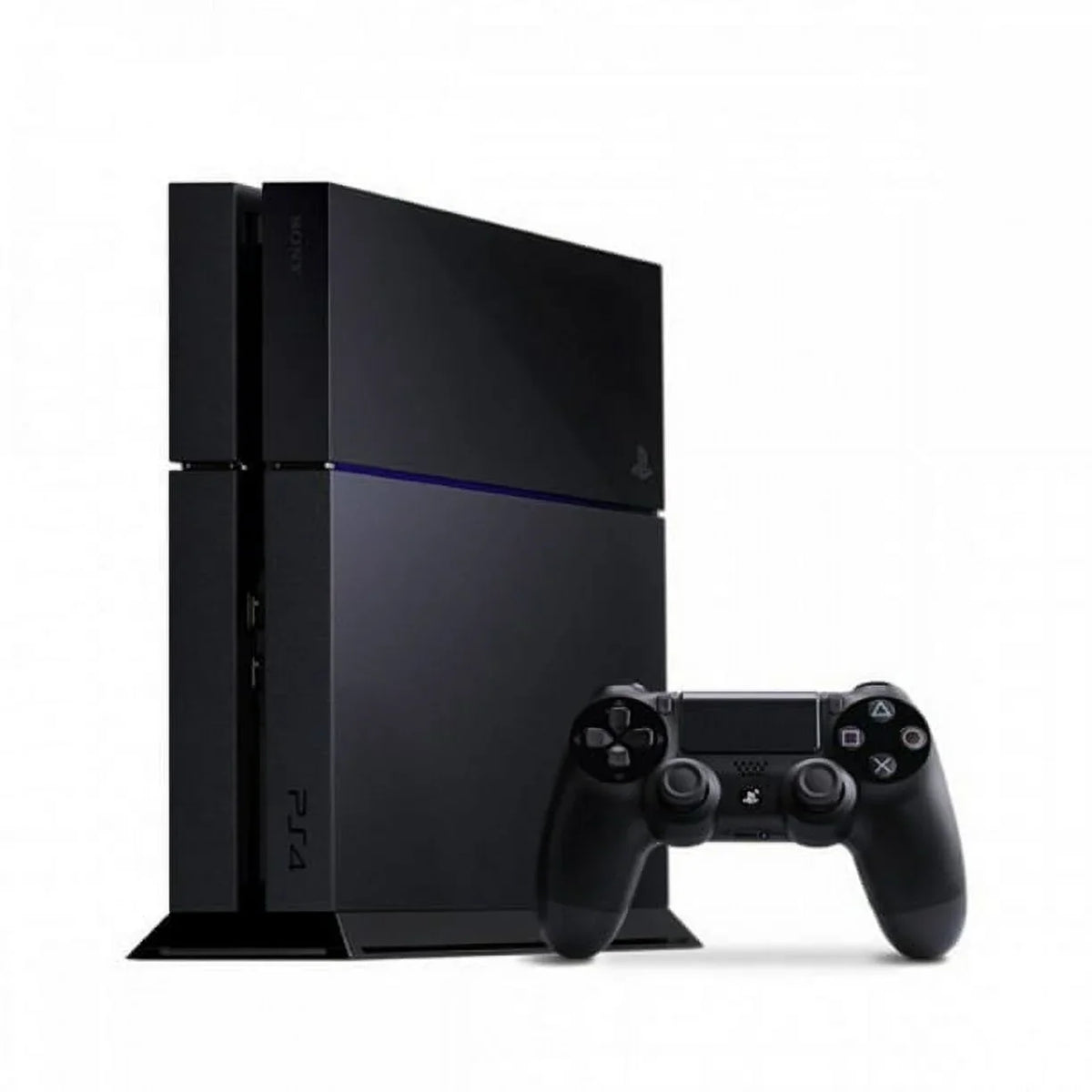 Cleaning Kit PlayStation Black 500GB Console Bundle 2 Pre-Owned Cable BOLT Like AXTION New) HDMI with (Refurbished: Gaming 4 Controller