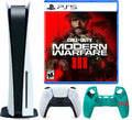 Newest 2023 Version Console Cover Skin Controller with Disc Bundle / trendy Silicone of Gaming Modern Call Duty PlayStation_PS5 III Warfare
