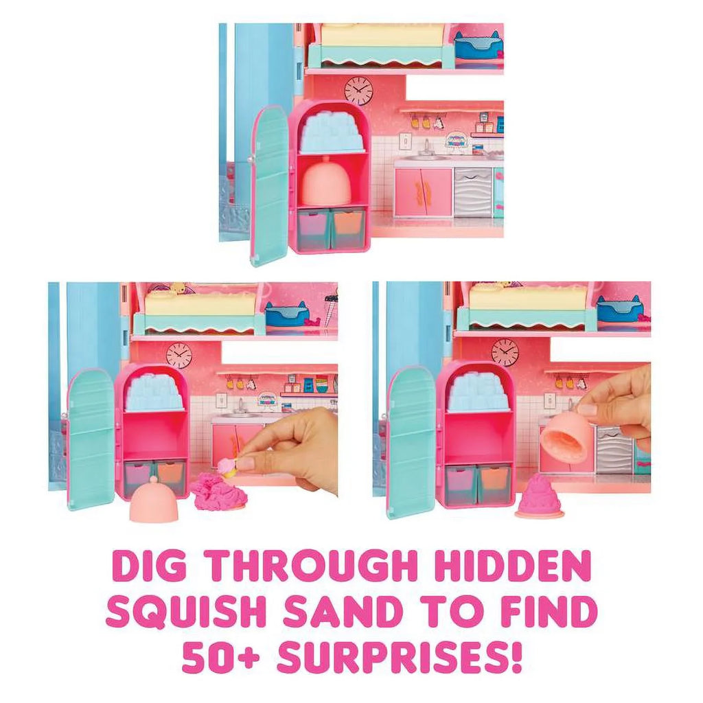 LOL Tot, Surprise Magic Squish Playset House with 4+ high quality Sand Ages