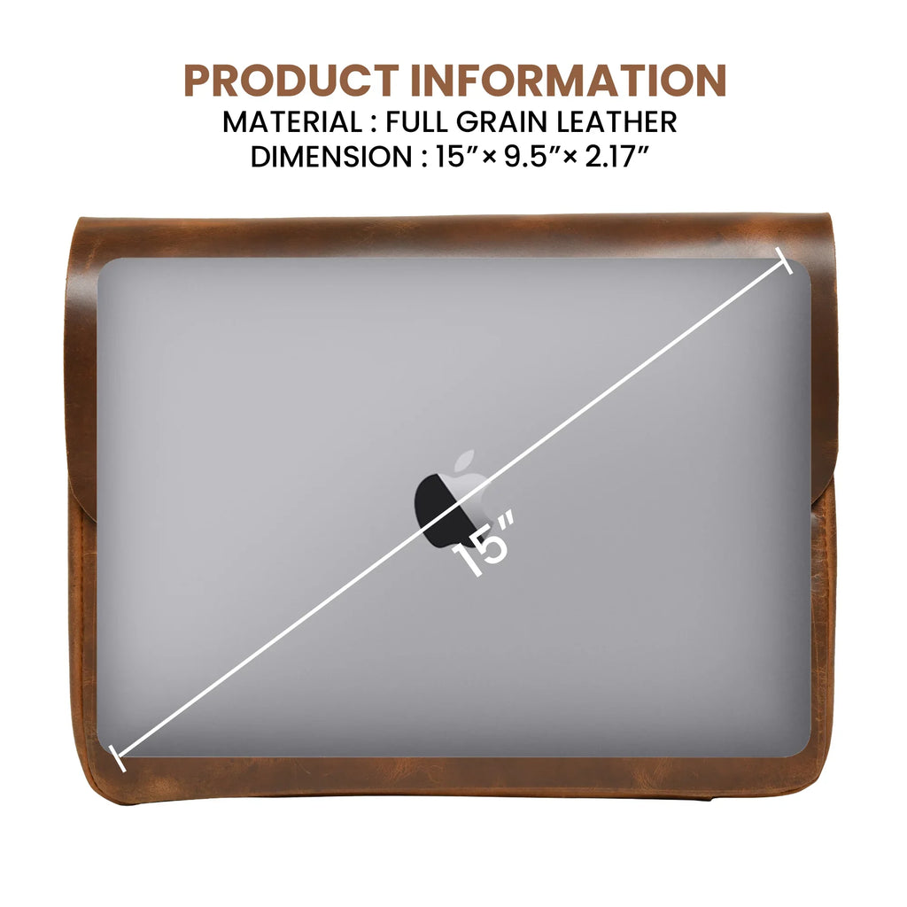 Document Leather Envelope Folio Grain MacBook File Portfolio Folder special edition Sleeve Case Top Holder