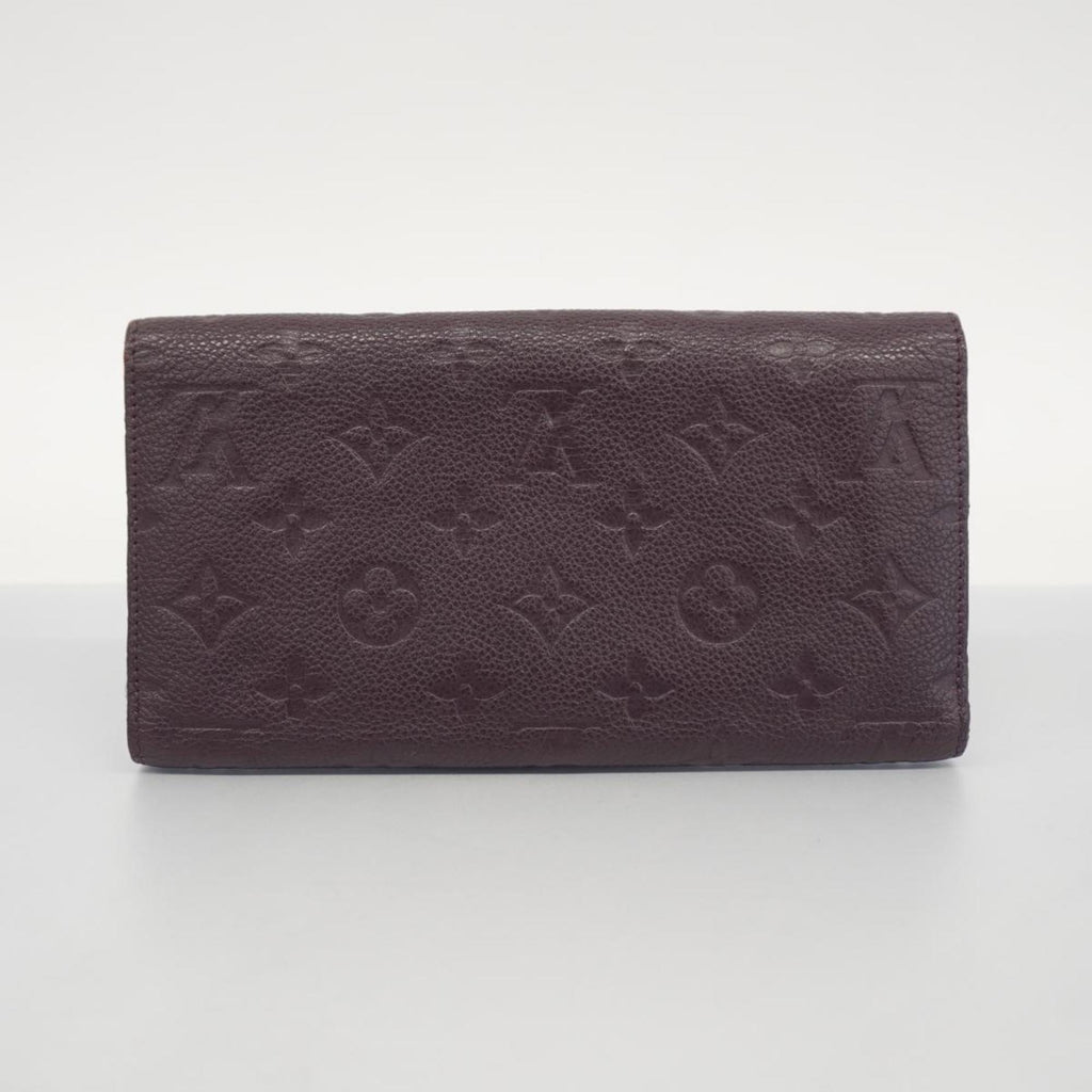 (Good) Ladies Monogram Pre-Owned Wallet M60294 trendy Vuitton Long Portefeuille Orb Virtuose Empreinte Louis Tri-fold