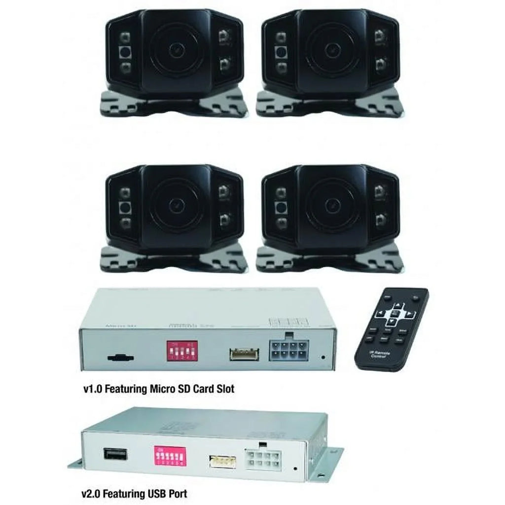 Body Under Output with Kit & Universal ECMEMUBCAMKIT CVBS Camera DVR Echomaster