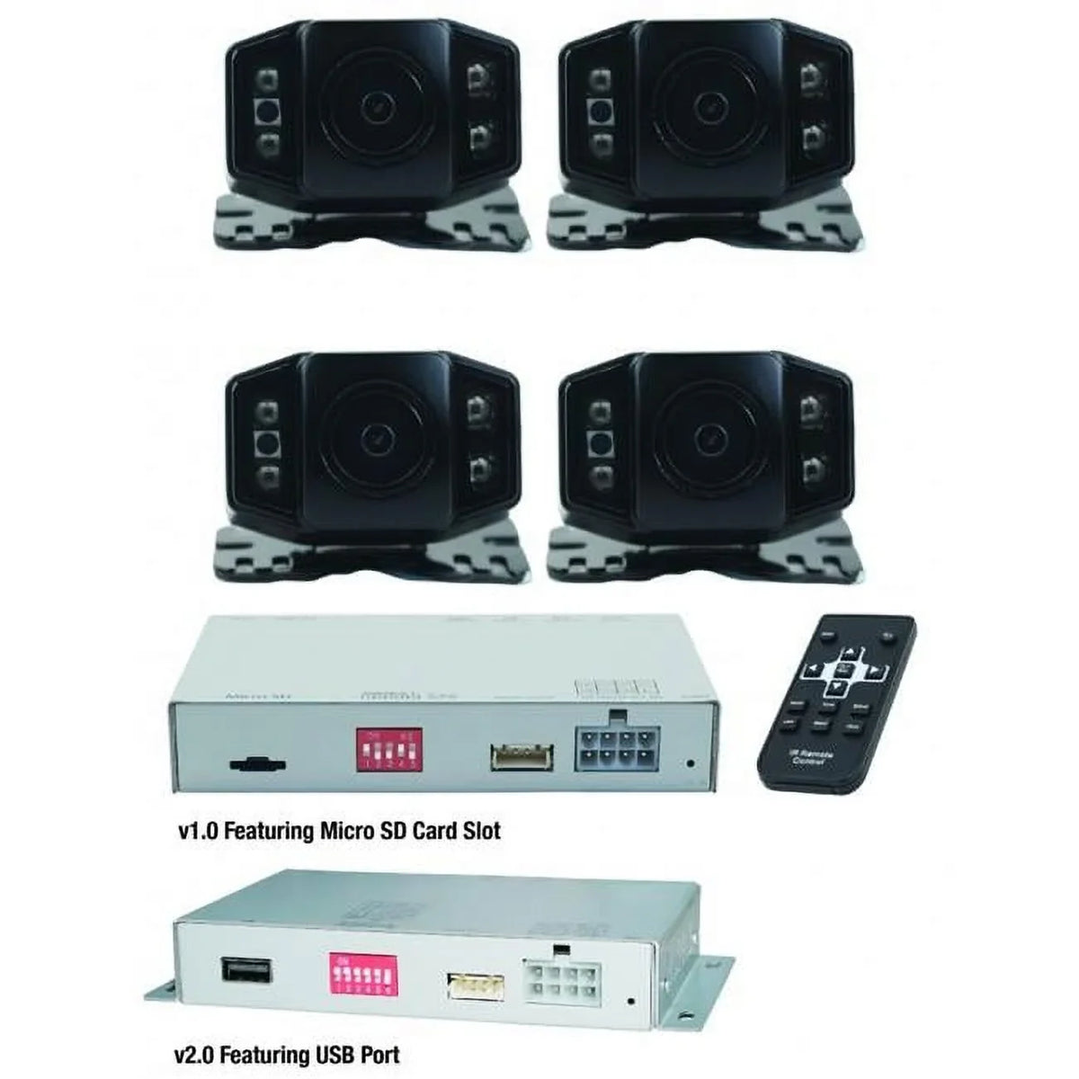 Body Under Output with Kit & Universal ECMEMUBCAMKIT CVBS Camera DVR Echomaster