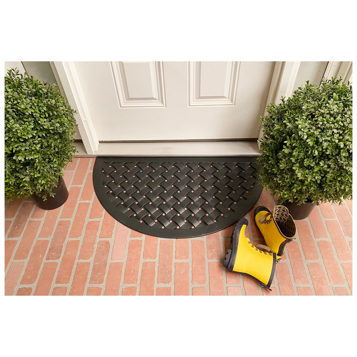 Doormat 36" Calloway Weave Outdoor 20" Hampton x Rubber Mills