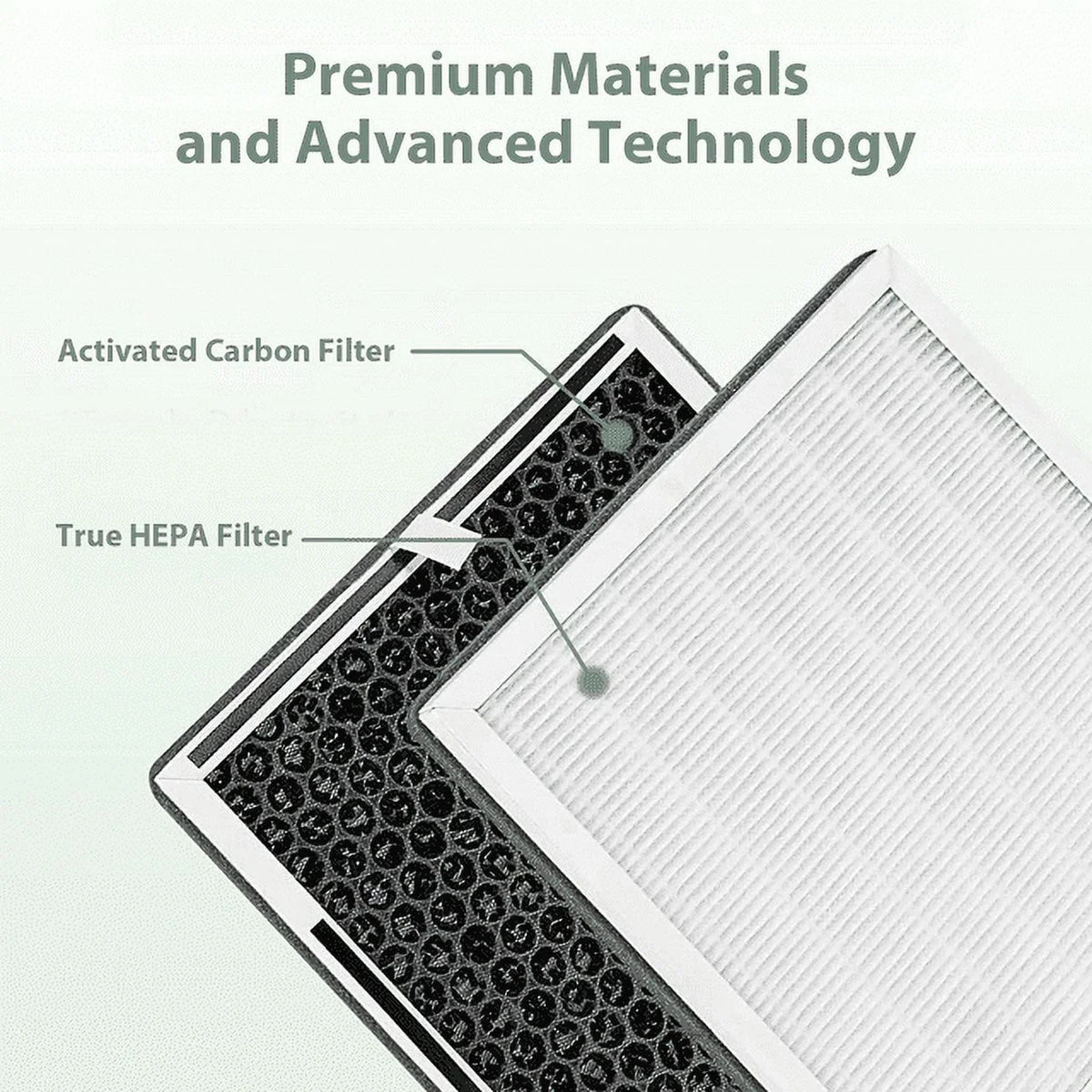 Prefilters, 2 Replacement PEAIRFIL for PureZone Activated Filter 2 Pure high quality & HEPA 3-in-1 Air Carbon HEPA True Replace Filter Pack H13 Purifier, Enrichment 2