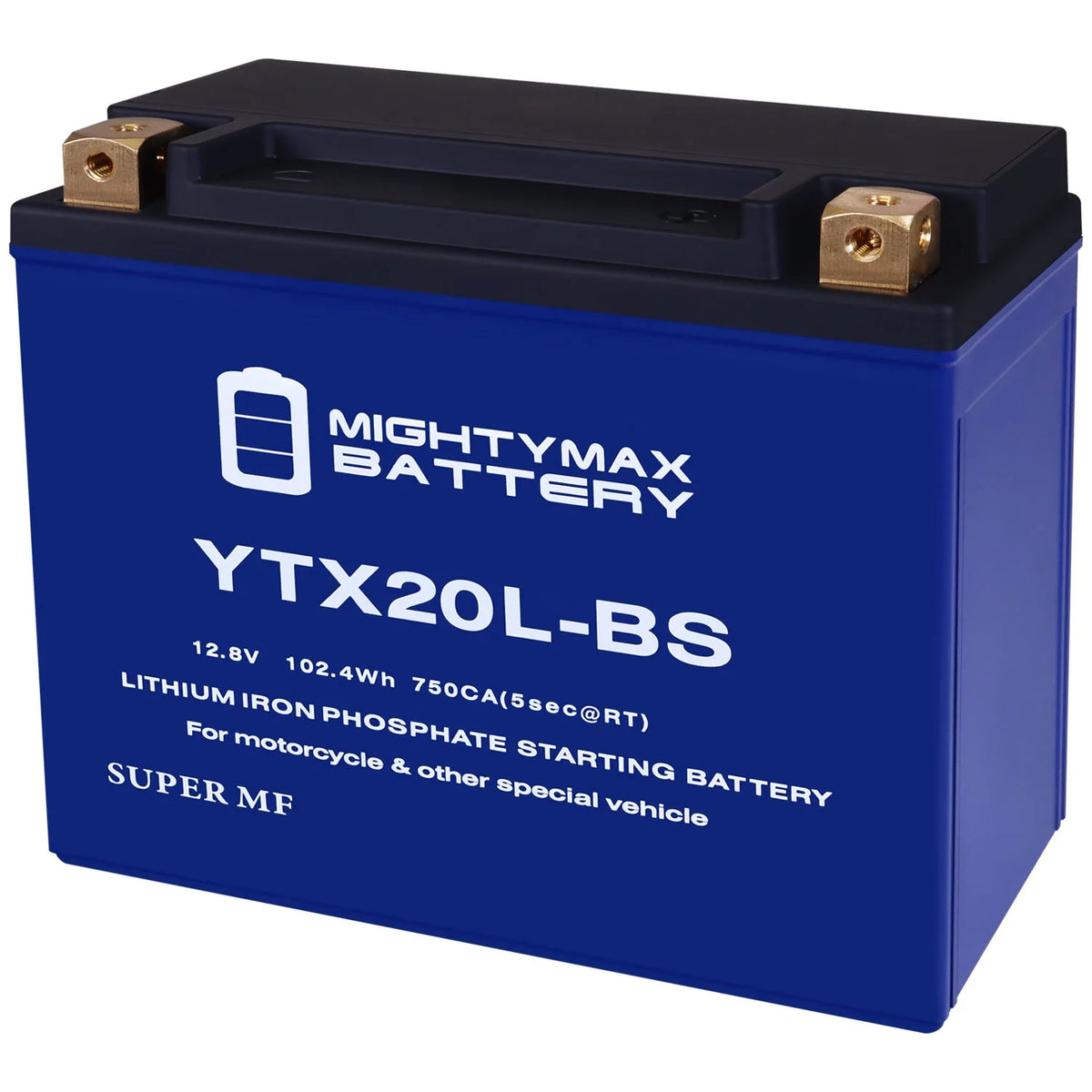 new YTX20L-BS - Lithium JT900 with Ski STS, 05 97 Battery compatible STX Jet Kawasaki Replacement