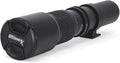 with Preset - 2.0X f/8 + Cameras for & Cloth Canon Ultimaxx T-Mount trendy SLR/DSLR Microfiber Lens Ultimaxx Telephoto Compatible Cleaning Multi-Coated Tele-Converter Mount 500mm/1000mm EF Adapter Includes