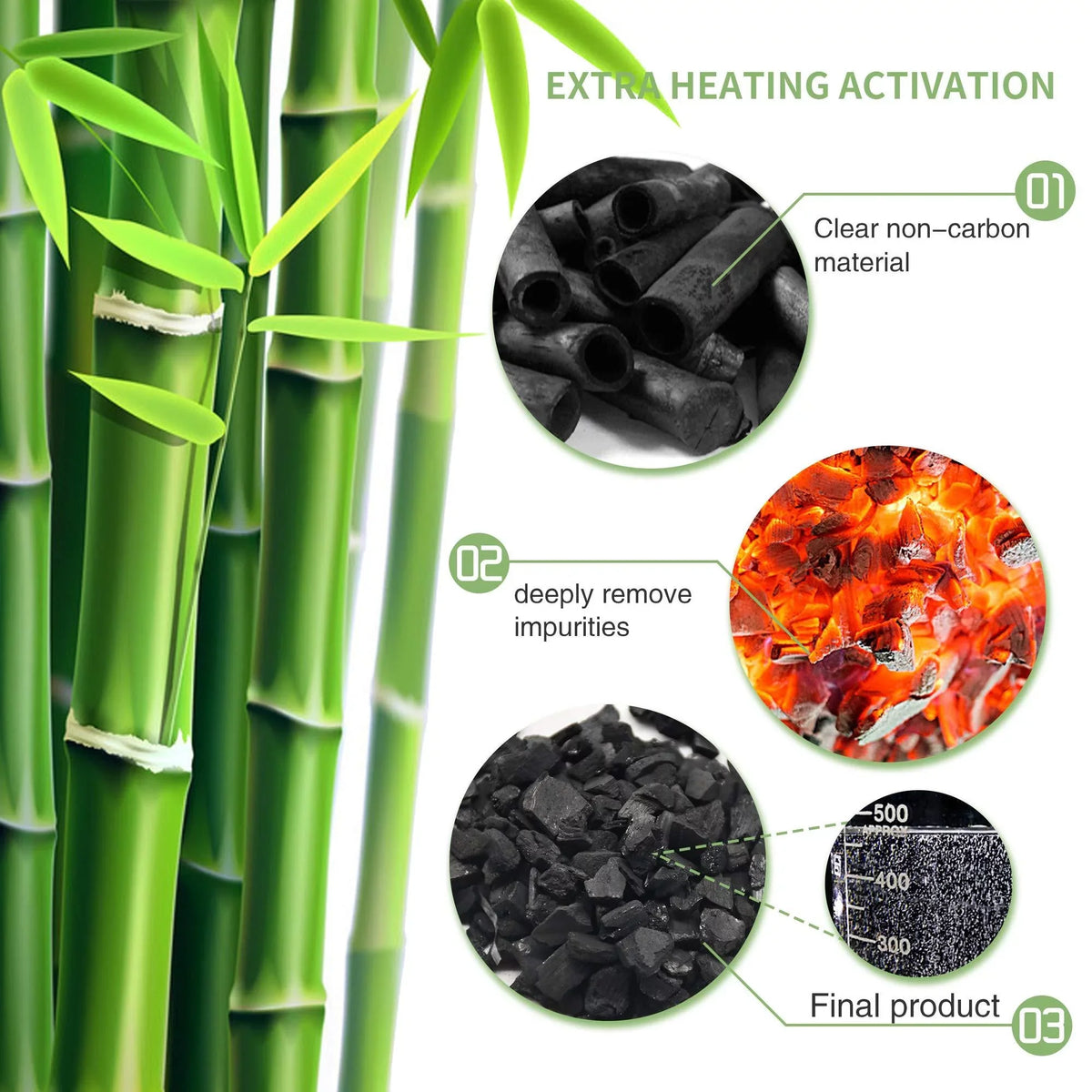 Shoe Odor Moisture Deodorizer, Home, Natural Charcoal Freshener, Closet Bags Charcoal Eliminators (6x50g, Activated Car Air Pet, Pack Odor Absorber, Purifying 6x150g) Air 12 Bag, Bamboo Absorber, For