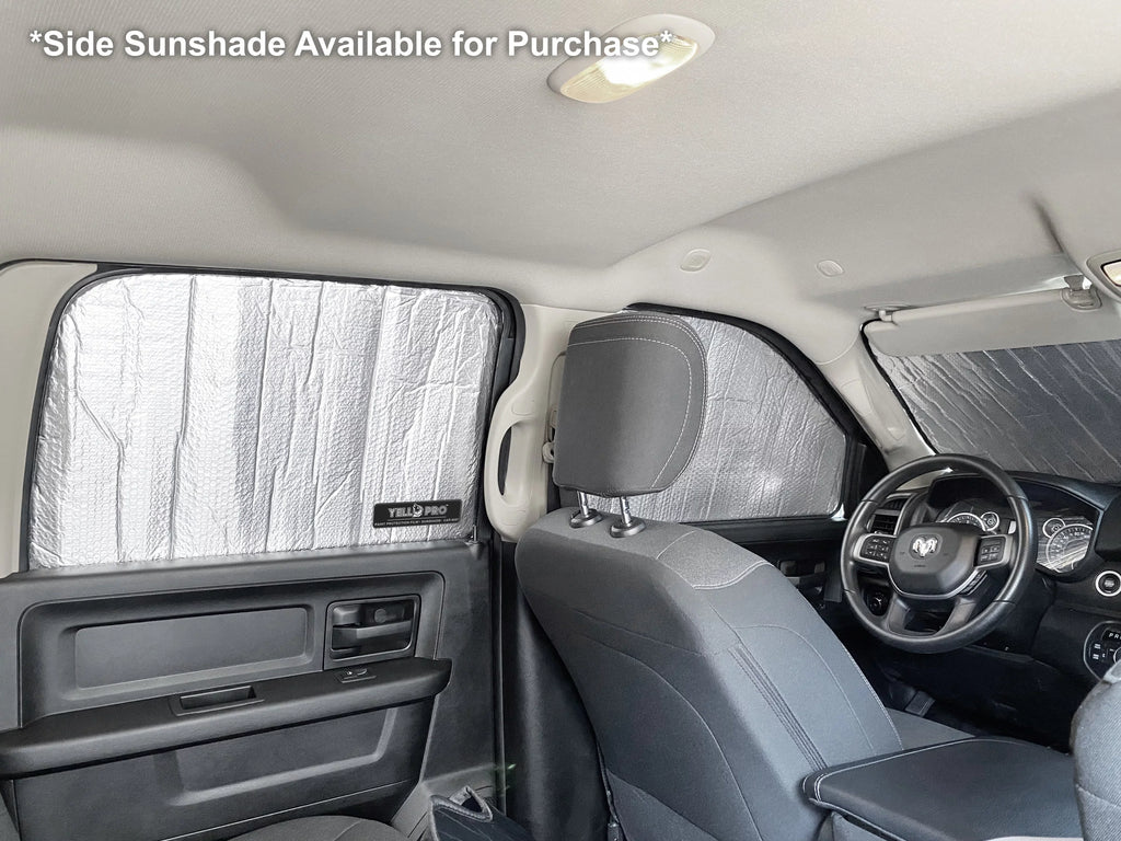 Cab 2Dr Regular Cab Quad Pickup Cab, Sunshade Front Cab 3500, RAM Crew 2500 4Dr Truck Windshield Mega 2010-2023 Dodge for