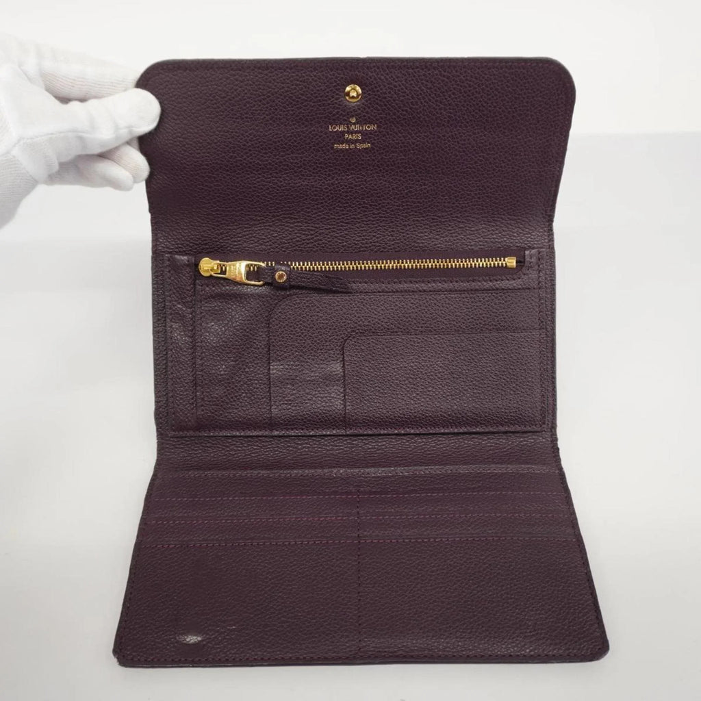 (Good) Ladies Monogram Pre-Owned Wallet M60294 trendy Vuitton Long Portefeuille Orb Virtuose Empreinte Louis Tri-fold
