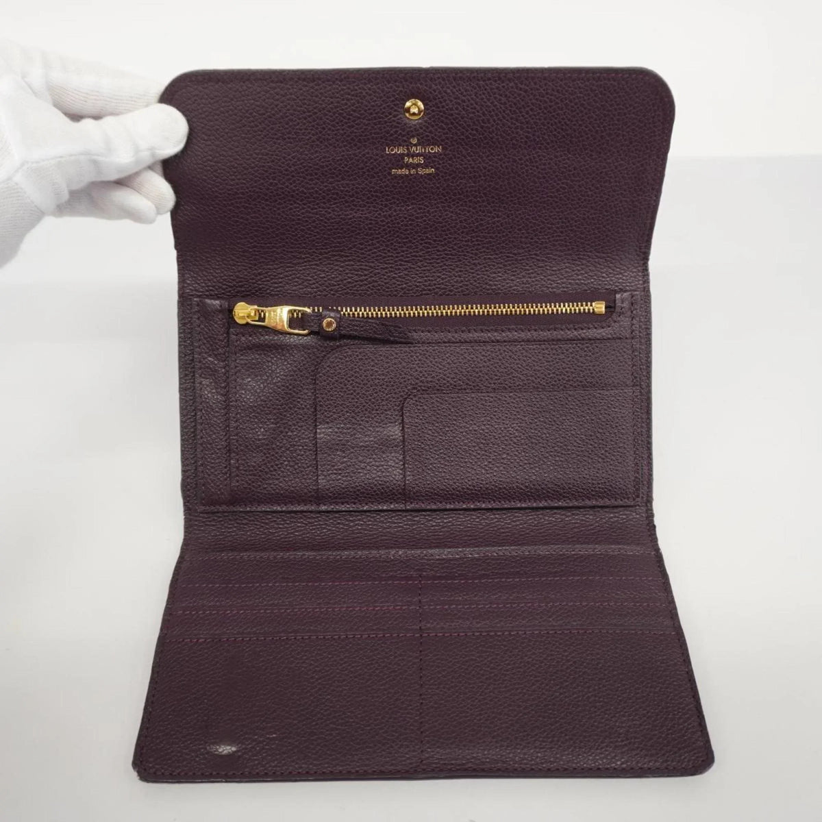 (Good) Ladies Monogram Pre-Owned Wallet M60294 trendy Vuitton Long Portefeuille Orb Virtuose Empreinte Louis Tri-fold
