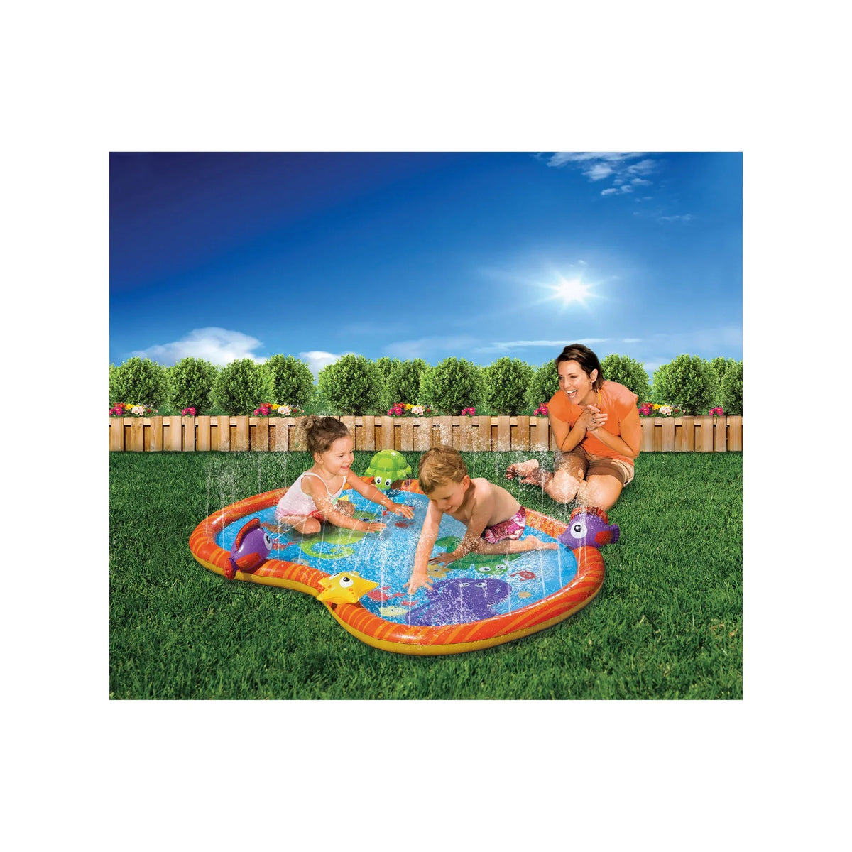 Water Friends Sprinkle Play 58 new Inch Mat Banzai Jr. Outdoor