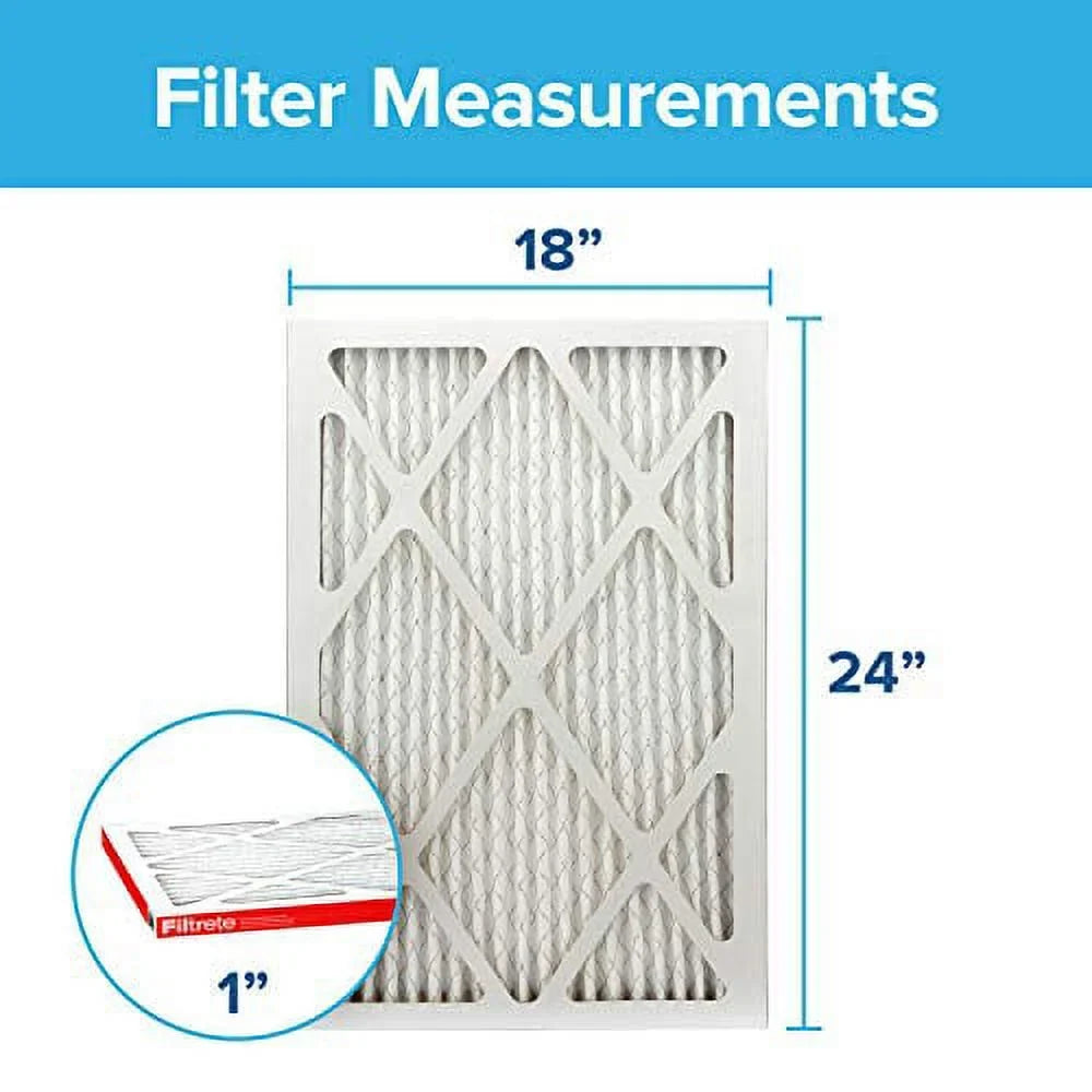 17.81 23.81 Air 18x24x1, x 1000, Allergen x 0.81) Furnace Filter, MPR Filtrete dimensions 2-Pack Defense, high quality (exact AC Micro