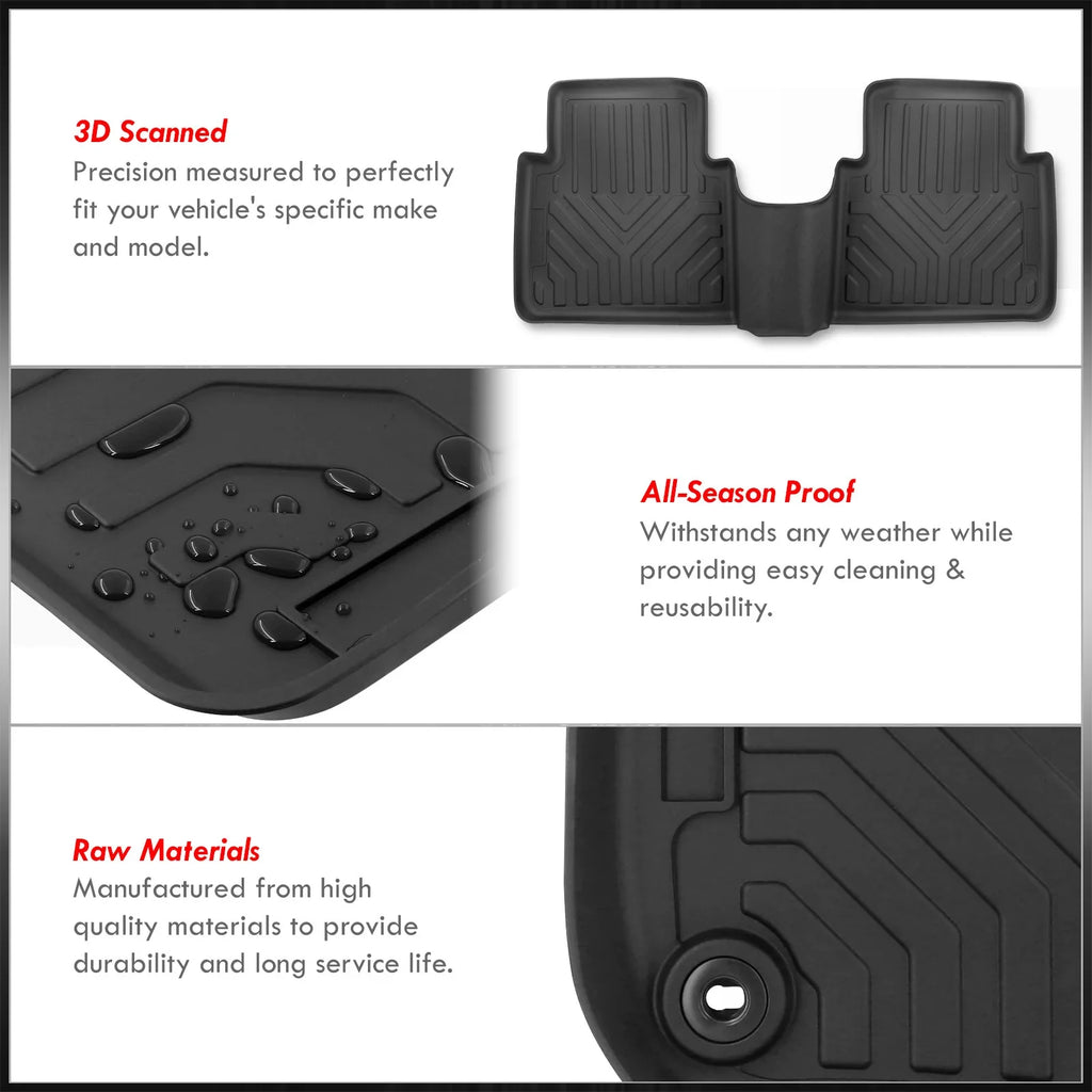 For 18 Distributors 3-Piece Rear Honda Season CRV Set 2018 Mats Rubber 17 Proof SUV Liner 2022 2019 AJP RW 20 Guard Floor Front 22 Compatible/Replacement All 2020 CR-V 21 TPE RT Weather 2017 2021 trendy 19