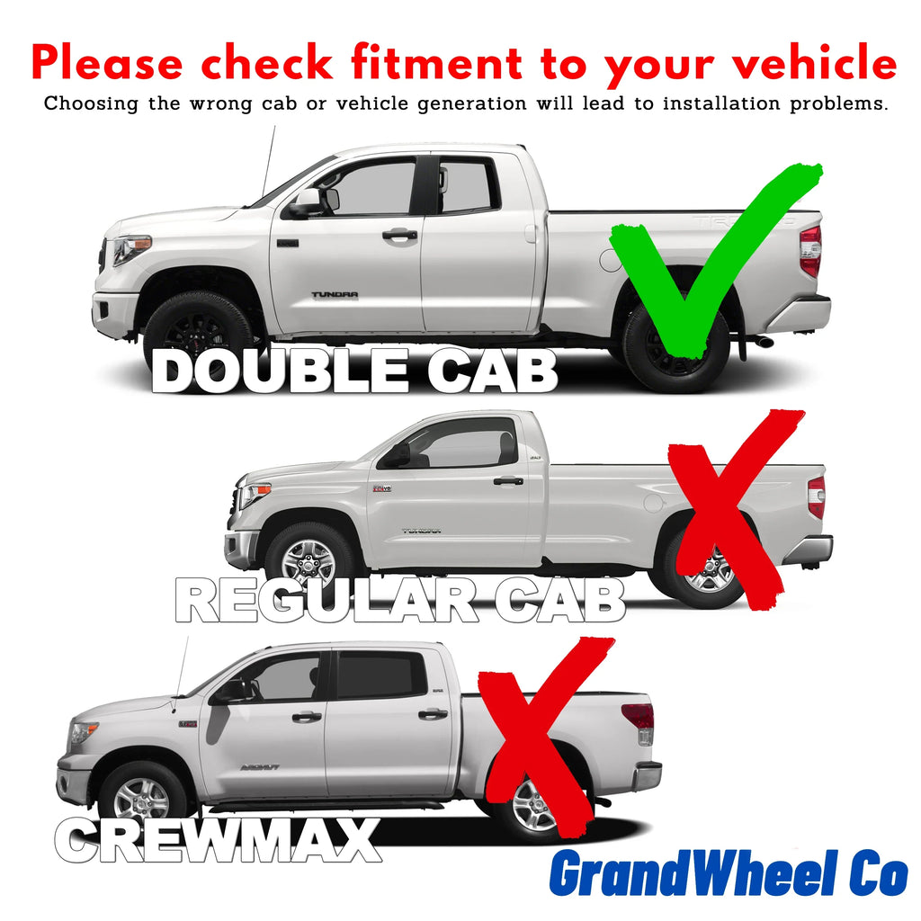 Compatible In-channel 2007-2021 Tinted Smoke Co GrandWheel Double Window Toyota high quality - with 4pcs. GW0114 Deflectors Rain Vent Tundra Side Guards Cab Visor