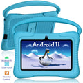 Netflix Learning trendy Hulu,Blue Android Tablet,Toddler Bluetooth,Wifi,Parental Control,Dual Tablet Tablet,32GB Tablet,7 Play,Youtube inch Kids with Camera,Google 11 Antemper ROM Storage,Kids